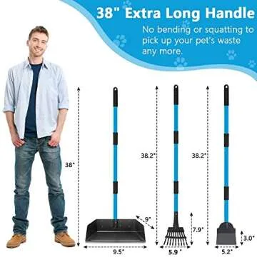 Dog Poop Trash Can with Extra Large Scooper & Bags