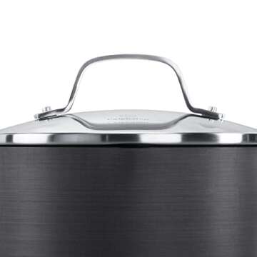 Calphalon 1932455 Classic Nonstick Sauce Pan with Cover, 3.5 quart, Grey