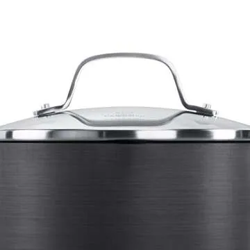 Calphalon Classic Nonstick Sauce Pan, 3.5 Quart, Grey