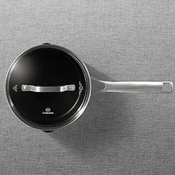 Calphalon Classic Nonstick Sauce Pan, 3.5 Quart, Grey