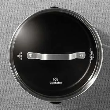 Calphalon Classic Nonstick Sauce Pan, 3.5 Quart, Grey