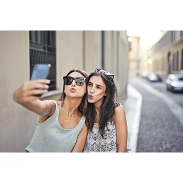 Awegift Name Necklace Big Initial Gold Plated Gift for Women