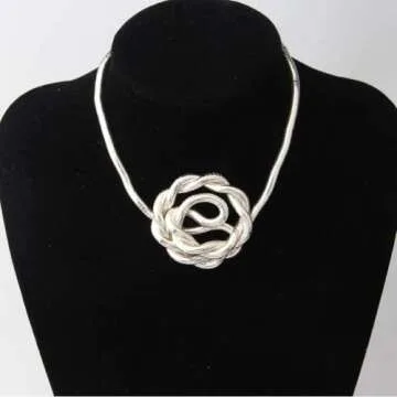 AFWGAWR Bendable Necklaces for Women, Bendable Snake Necklace, Flexible Adjustable Snake Alloy Bracelet Accessories Gifts (Gold)