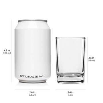 Libbey Heavy Base Juice Glasses, Set of 4, 5.5 fluid ounces