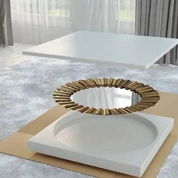 Handcrafted Gold Mirror - Perfect Home Decoration