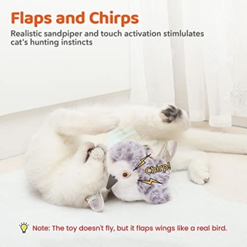 Flapping Bird Cat Toy for Fun Interactive Playtime