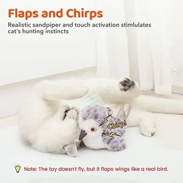 Flapping Bird Cat Toy for Fun Interactive Playtime