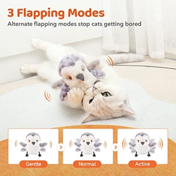 Flapping Bird Cat Toy for Fun Interactive Playtime