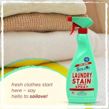Soilove Stain Remover Spray for Clothes - 3 Pack, 22 Oz