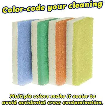 Scrub Daddy Sponge Daddy - Scratch-Free Multipurpose Dish Sponge - BPA Free & Made with Polymer Foam - Stain & Odor Resistant Kitchen Sponge (4 Count)