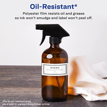 Avery Durable Waterproof Rectangle Labels for Quality Printing