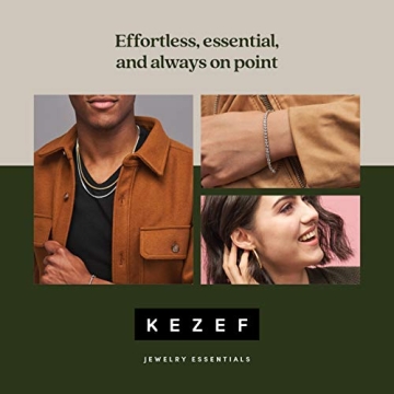 KEZEF Cubic Zirconia Tennis Bracelet for Women - Silver Plated Sparkle