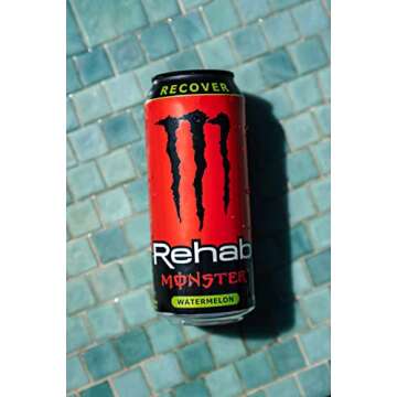 Rehab Monster Watermelon + Energy 15.5oz (Pack of 24)