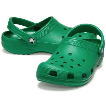 Shop Crocs Classic Clog in Green Ivy for Men Size 8
