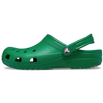 Shop Crocs Classic Clog in Green Ivy for Men Size 8