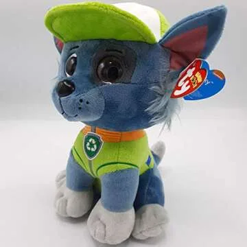 Ty 41212 Rocky Dog Paw Patrol Plush Toy for Kids