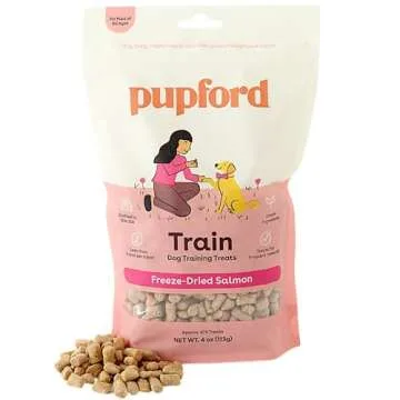 Pupford Freeze Dried Training Treats Bundle for Dogs & Puppies, 1400+ Limited Ingredient Bites (Beef Liver + Chicken + Salmon, 4oz)