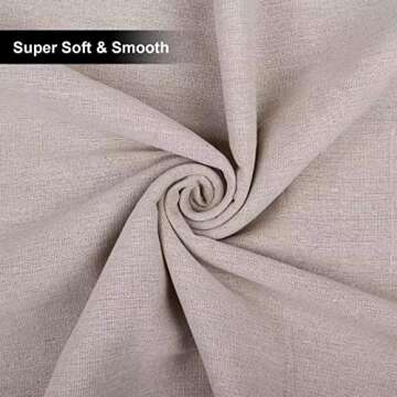 Muslin Fabric 10 Yards Linen Fabric 63 Inches Wide Textile Unbleached Beige Brown Cotton Fabric Soft...