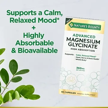Nature's Bounty Magnesium Glycinate for Calm and Relaxation
