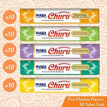 INABA Churu Creamy Grain-Free Cat Treats 11 Flavors