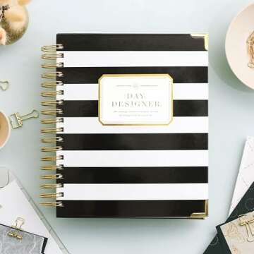 Day Designer 2025 Premium Daily Planner for Organization
