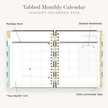 Day Designer 2025 Premium Daily Planner for Organization