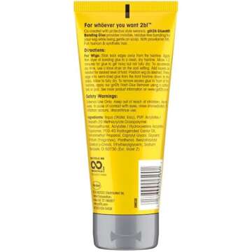 Got2b Glued Bonding Glue, For Protective styles, Gentle on Scalp, Wig Glue 6 oz