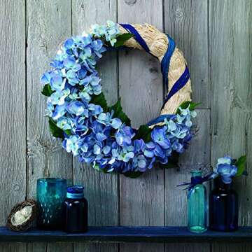 FloraCraft Straw Wreath Form 14 Inch Natural