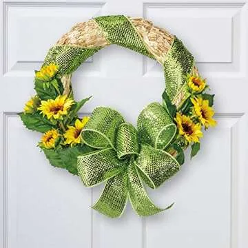 FloraCraft Straw Wreath Form 14 Inch Natural