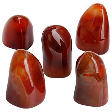 mookaitedecor Carnelian Polished Stone - Home Decor & Healing