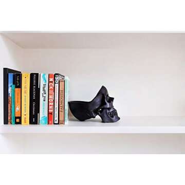 Suck UK Skull Desk Organiser | Gothic Jewellery Box & Key Bowl | Unique Decor