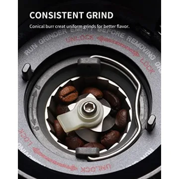 SHARDOR Conical Burr Coffee Grinder with Digital Timer