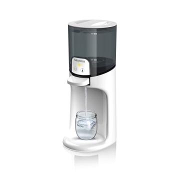 Baby Brezza Instant Baby Bottle Warmer - Fast Water Warmer Instantly Dispenses 24/7 in 3 Temperature...