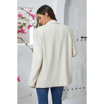 Stylish Women’s Oversized Double-Breasted Blazer Jacket