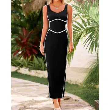 Stylish BTFBM Maxi Bodycon Dress for Any Occasion