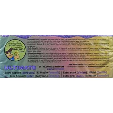 Mr. Pumice Ultimate Pumi Bar, 2-in-1 Callus Remover, Pedicure Stone & Ped File Scrubber for Smooth F...