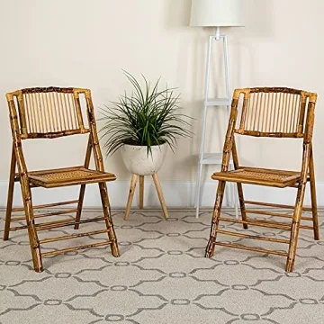 Stylish Folding Bamboo Chairs Set for Any Occasion
