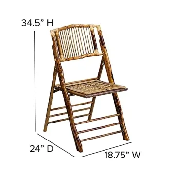 Stylish Folding Bamboo Chairs Set for Any Occasion