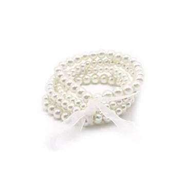 Elegant Cryshimmer Faux Pearl Bracelet Set for Women