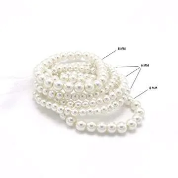 Elegant Cryshimmer Faux Pearl Bracelet Set for Women