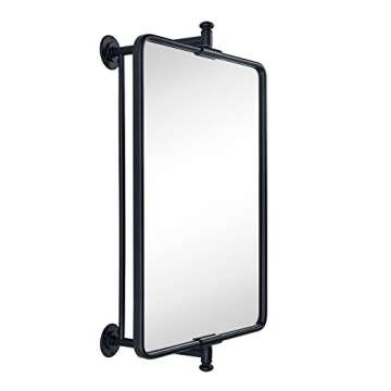 TEHOME Pivot-N-View Rotating Bathroom Vanity Mirror