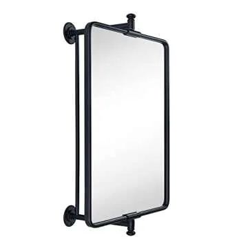 TEHOME Pivot-N-View Rotating Bathroom Vanity Mirror