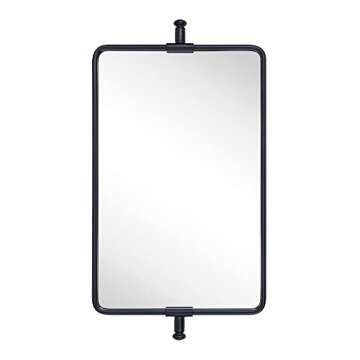 TEHOME Pivot-N-View Rotating Bathroom Vanity Mirror