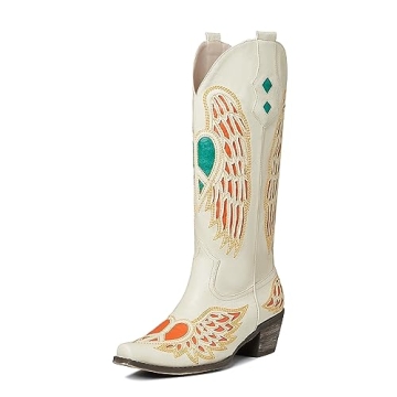 Stylish Lyrisiphy Knee High Cowboy Boots for Women