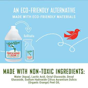 Rebel Green Veggie Wash - Natural & Plant-Based Cleaner