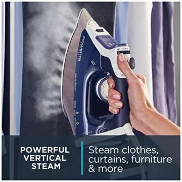 Rowenta Pro Master Steam Iron - Powerful & Reliable for All Fabrics