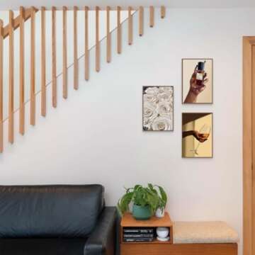 Smard ART Black Art Wall Decor - Set Of 3 Boujee Pictures For Black Women, Neutral Beautiful Living ...