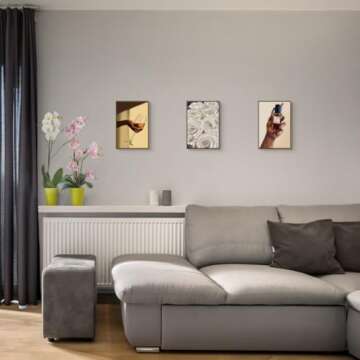 Smard ART Black Art Wall Decor - Set Of 3 Boujee Pictures For Black Women, Neutral Beautiful Living Room/Bedroom & Bathroom Prints, Culture Love Decorations (11x14, Unframed)