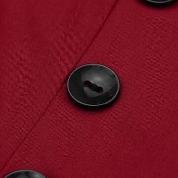 KILLREAL Women's Vintage Polka Dot Print A-Line Sleeveless Cocktail Party Casual Dress Wine Red XX-Large