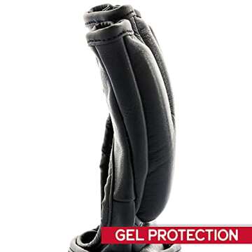 UFC Official PRO Competition Fight Gloves - Black, Medium Size for Maximum Performance